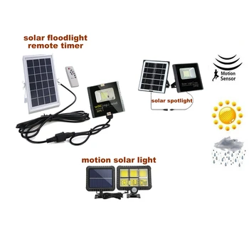 

Adjustable Solar Light 120/100 LED PIR Motion Sensor Solar Lamp Three Modes Remote Control Outdoor Garden Street Yard Wall Light