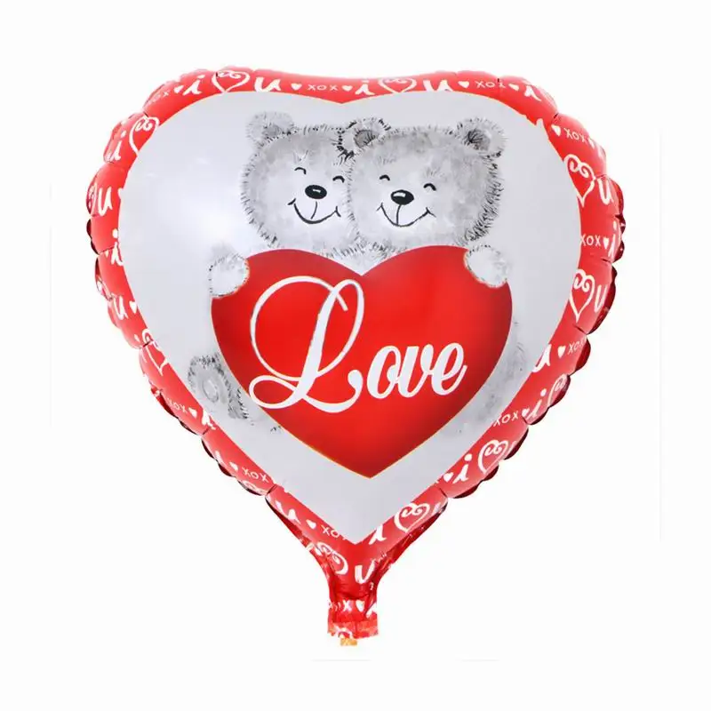 5 10 шт., 18 дюймов, воздушные шары с надписью I Love You Heart, надувные гелиевые шары из фольги, украшения для свадьбы, дня рождения, вечеринки, товары для Дня Святого Валентина - Цвет: 5