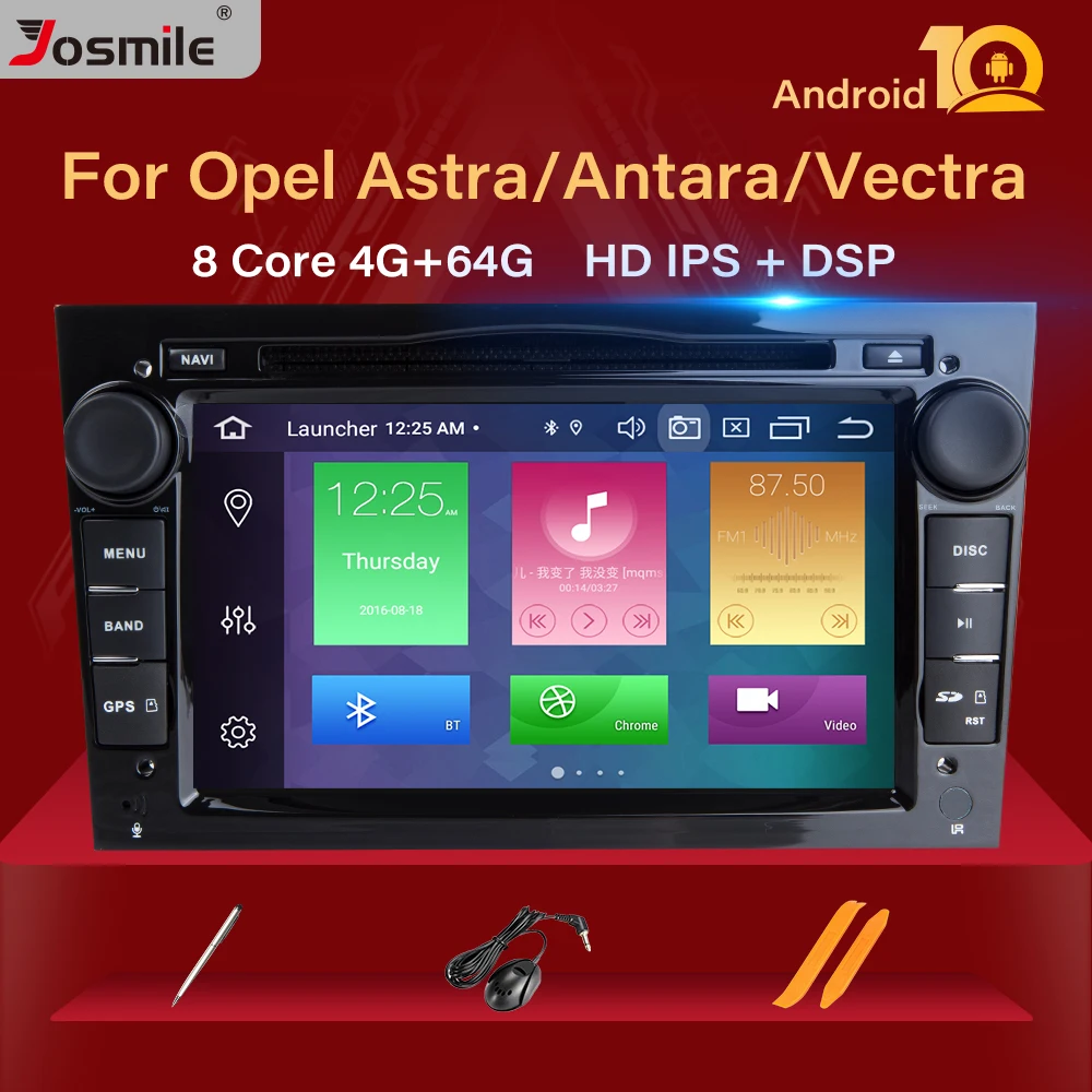 Автомагнитола 2 Din Android 10 DVD плеер для Opel Vectra C Zafira B Corsa D Astra H G J Meriva Vivaro
