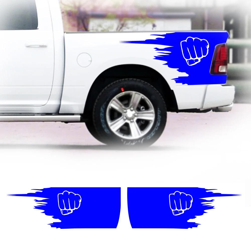 

Pick-up Truck Bed Container Side Stripes Sticker Kit Wrap trim For Ford Ranger F-150 Raptor Super Duty Atlas F-250 F-350 F-450