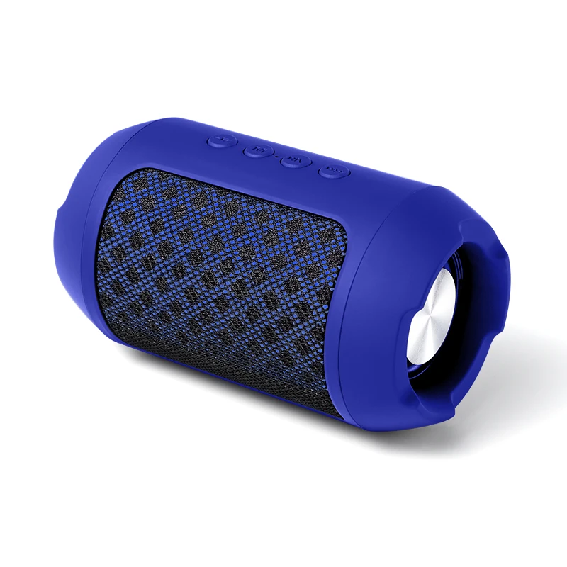 KUULAA Bluetooth динамик Портативный беспроводной громкий динамик s для телефона компьютера стерео музыки объемные водонепроницаемые напольные колонки коробка - Цвет: Blue