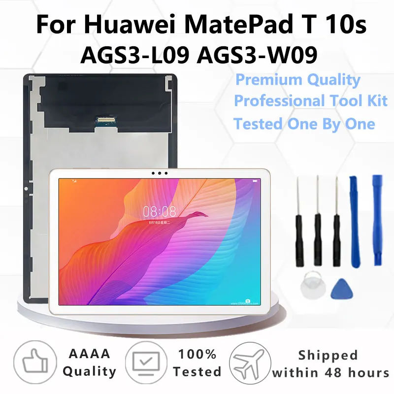 New LCD Screen Display For Huawei MatePad T 10S T10S AGS3-L09 AGS3