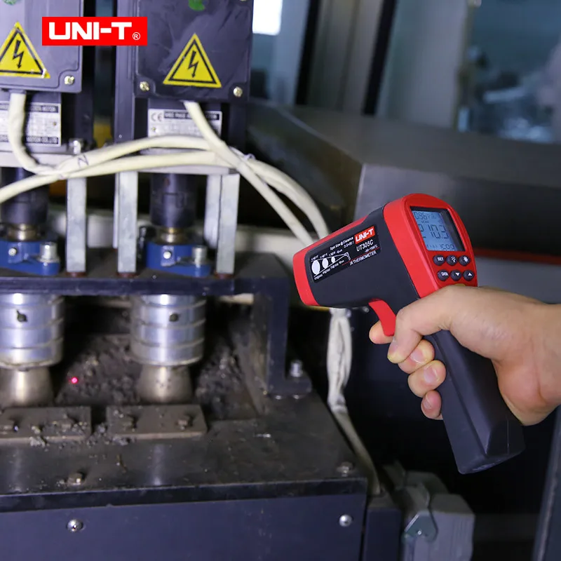 Лазерный ИК инфракрасный термометр UNI-T UT305A UT305C Бесконтактный измеритель температуры инфракрасный температурный пистолет хранение данных