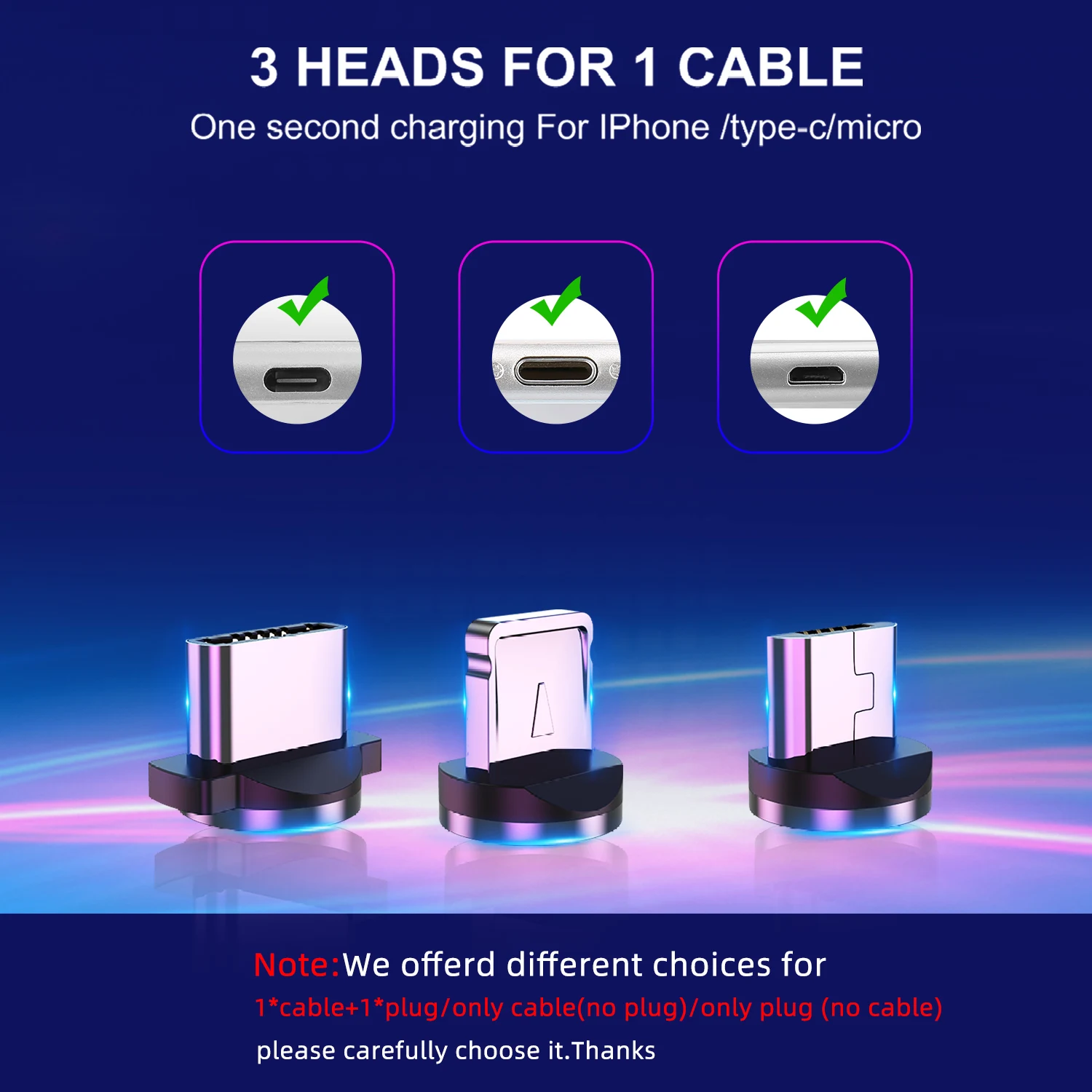 Lovebay Magnetic USB Cable Fast Charging For Iphone TYPE-C Micro 0.5/1/2/3M Magnet USB Cable Mobile Phone USB Charging Cord Lovebay Magnetic USB Cable Fast Charging For Iphone TYPE-C Micro 0.5/1/2/3M Magnet USB Cable Mobile Phone USB Charging Cord