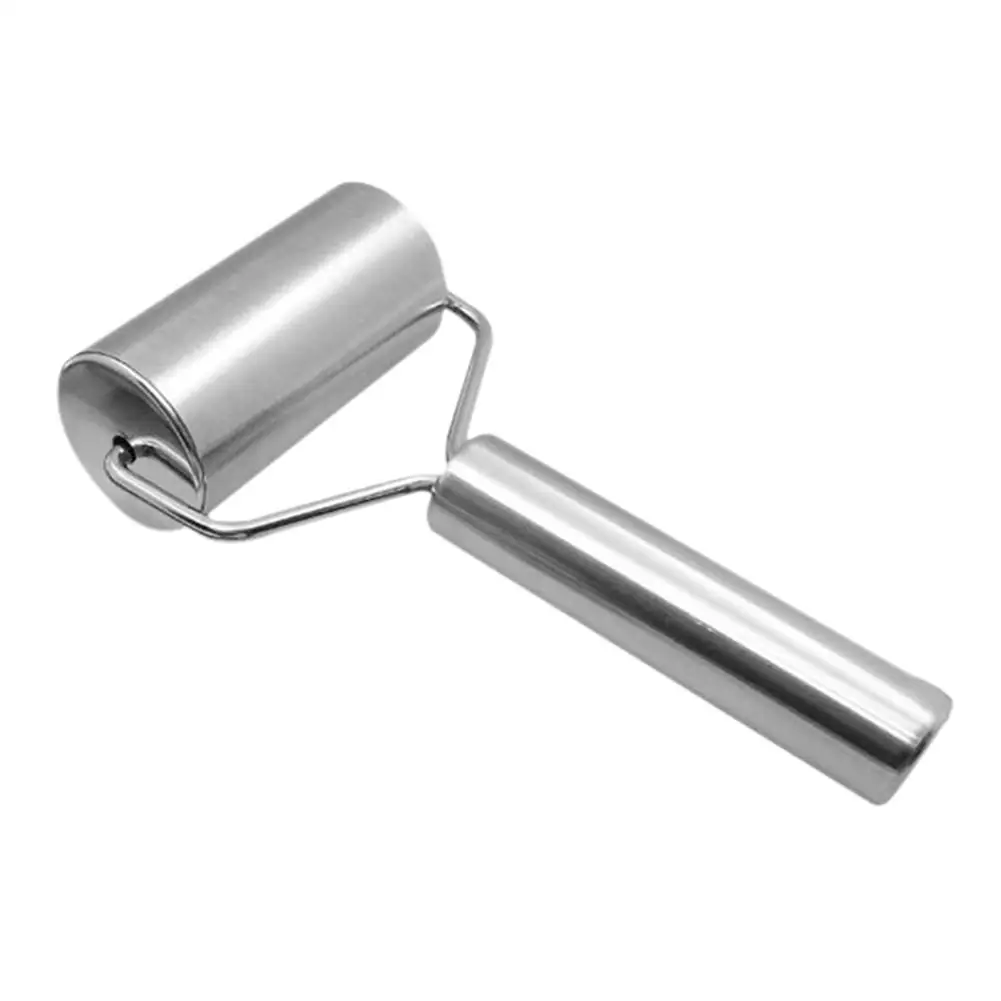 Нержавеющая сталь скалка для выпечки, пиццы помадка хлебопечки роликовые металлические кухонные принадлежности инструмент для выпечки теста пиццы пирога печенья