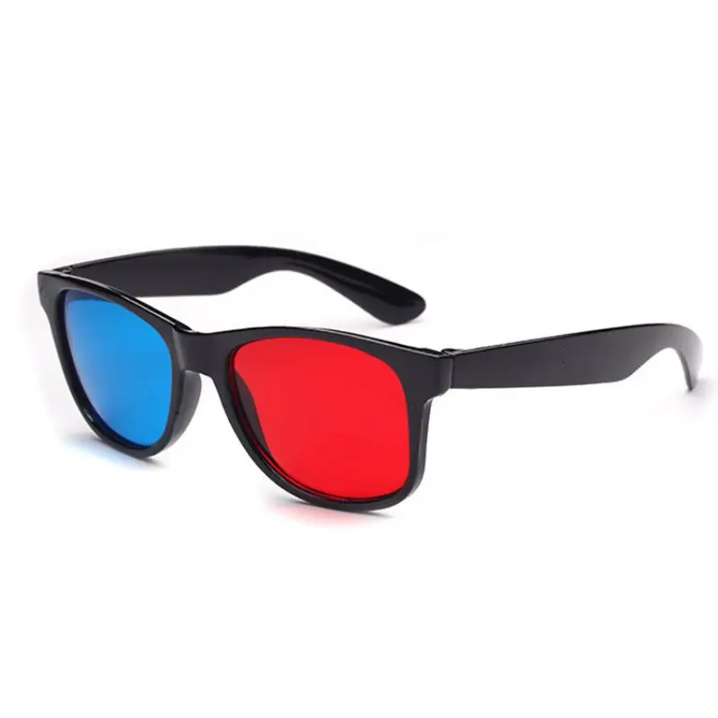 Blue And Red Frame Home 3D Glasses For Dimensional Anaglyph Movie Game DVD Picture dropshiping