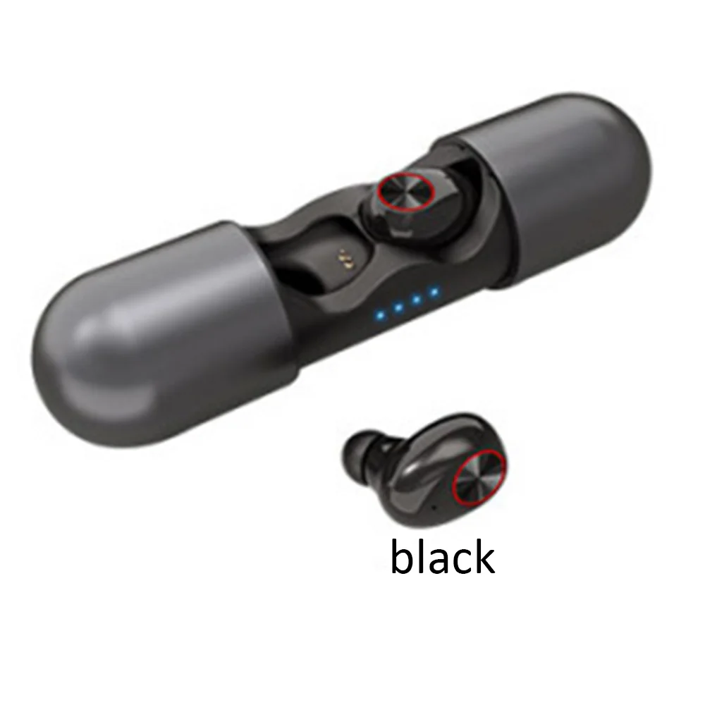Youbina TWS Bluetooth наушники с зарядной камерой без задержки HD бинаурального вызова беспроводная гарнитура BT 5,0