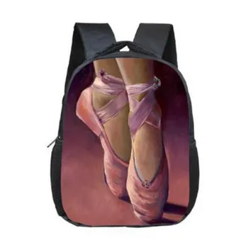 

Cartoon Ballet Dancer Print Backpack for Teenage Girls school Bag Women Rucksack Female Travel Bag Kids School Backpacks Bookbag