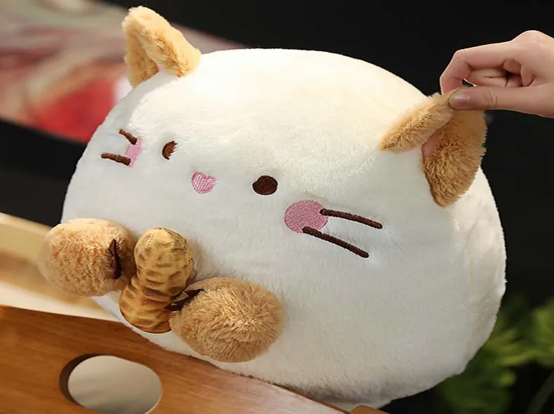 1 pc/epacket/30/45 см Kawaii толстый арахиса крыса Stuffe плюшевые куклы милые Мышь животных Подушка для сна Детские платья для девочек на день рождения Рождественский подарок