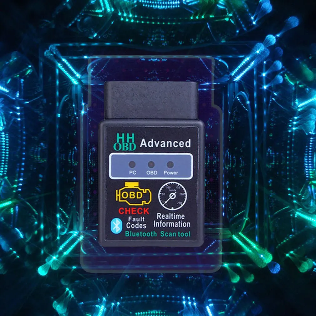 ELM327 интерфейс HH OBDII V1.5 Прочный портативный размер Автомобильный сканер