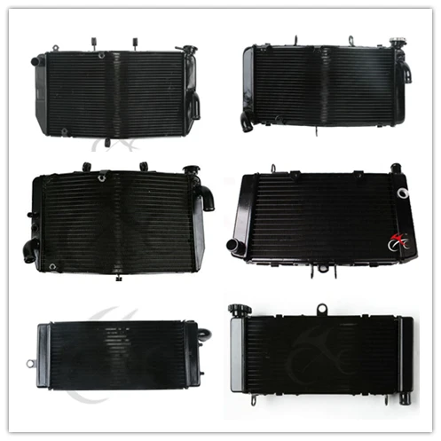 

Motorcycle Aluminum Radiator Cooler System For Honda CB600 F4 CBR 600RR CB500 BR900RR SHADOW ACE 750 VT750C