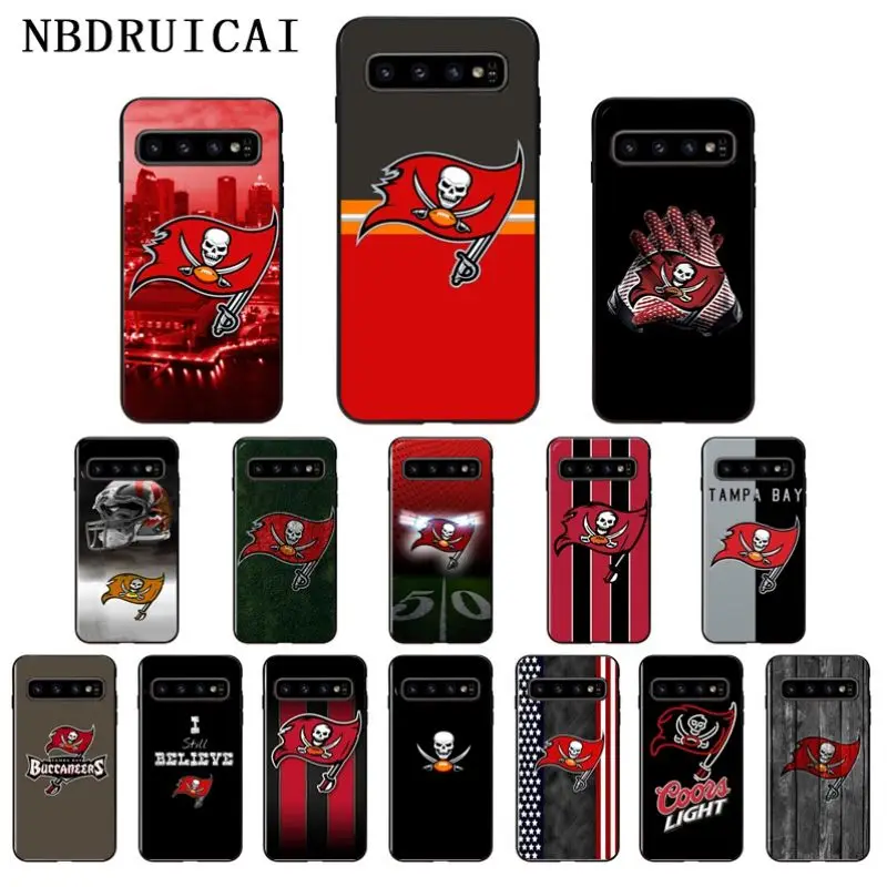 

NBDRUICAI Tampa Bay Buccaneer High Quality Silicone PhoneCase for Samsung S9 plus S5 S6 edge plus S7 edge S8 plus S10 E S10 plus