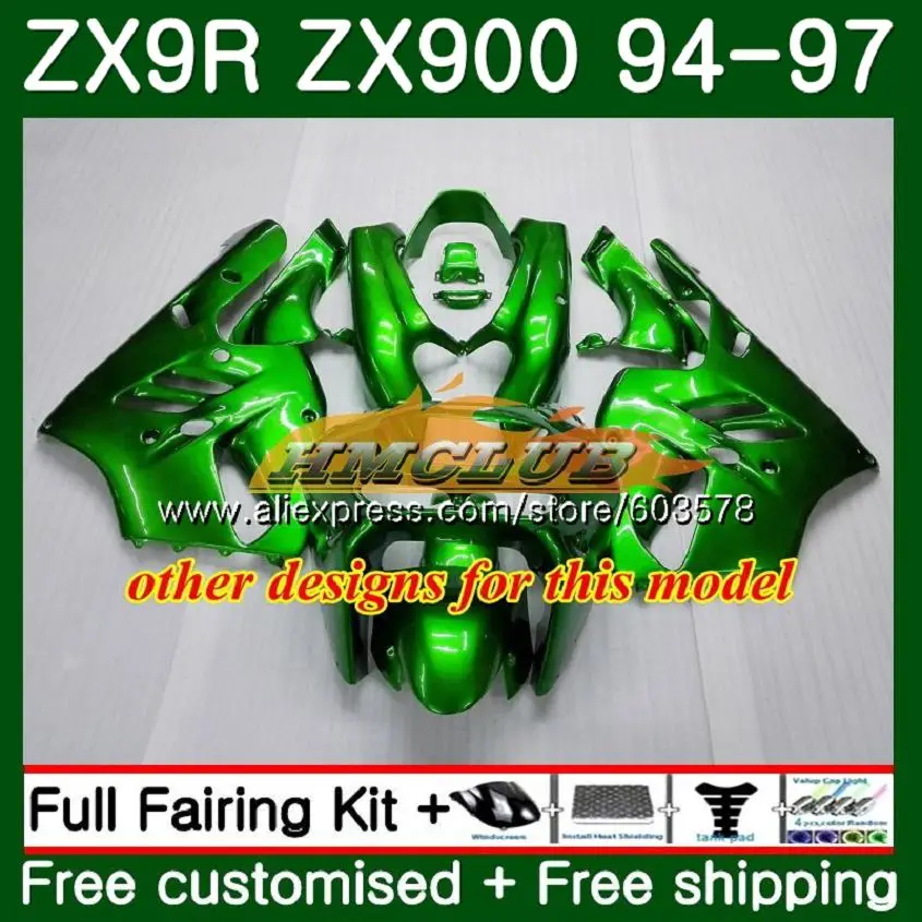 Корпус для KAWASAKI ZX900 900 CC ZX9R 94 95 96 97 оранжевого, черного цветов, 109CL. 36 ZX 900 9 R ZX 9R 900CC ZX-9R 1994 1995 1996 1997 обтекатели