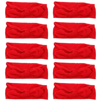 

10Pcs Cross Headbands Practical Fashionable Comfortable Bow Hairband Ladies Headdresses Bow Head Wraps for Shopping Running Yoga