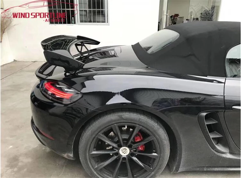 Спойлер для Porsche 911 981 718 918 Carrera Cayman Boxster 2006- высокое качество углеродное волокно и FRP грунтовка крыла выступ спойлеры