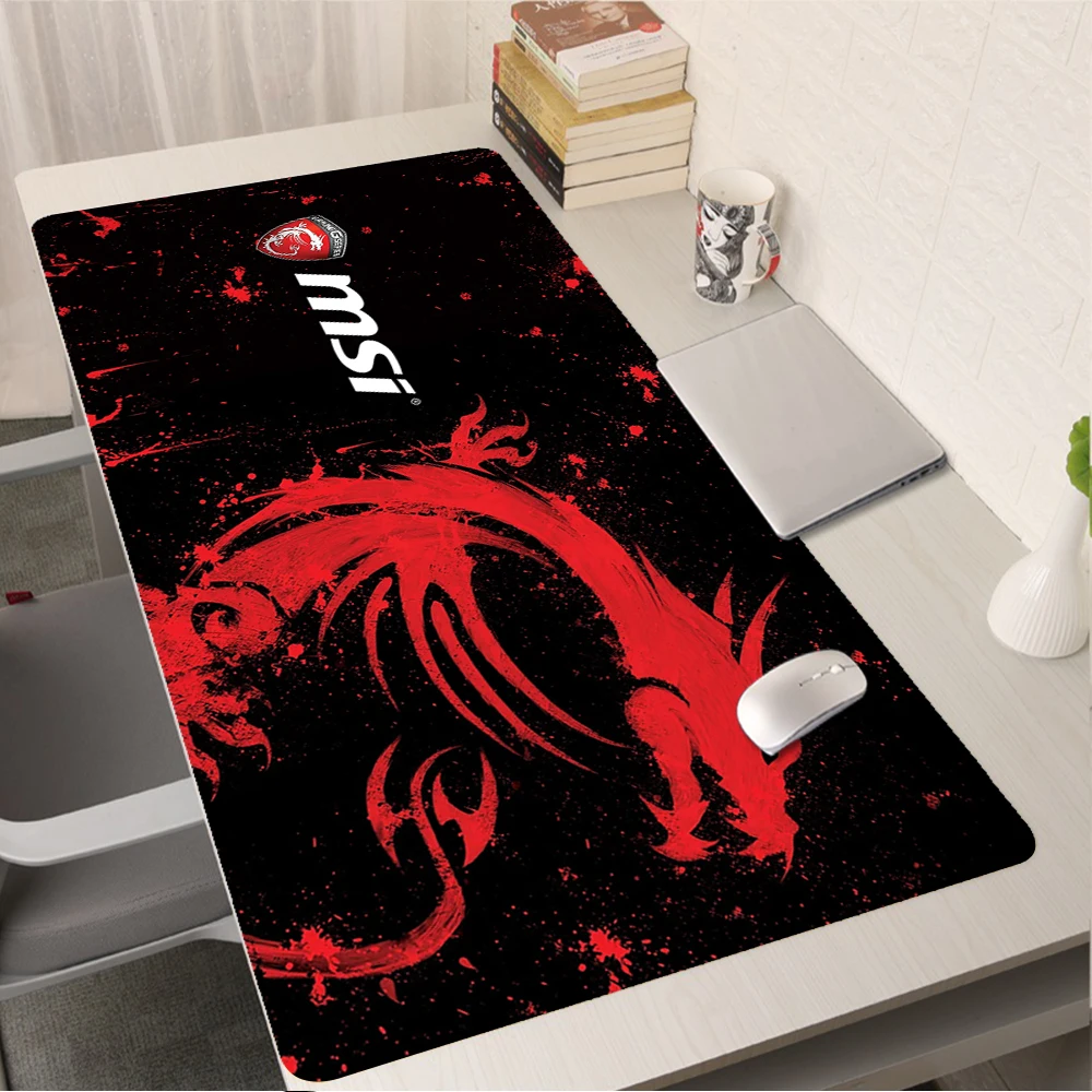 

MSI Mouse Pad Small Gamer Anti-slip Rubber Gaming Accessories Mousepad Keyboard Laptop Computer Speed Mice Desk Mat LOL Mauseoad