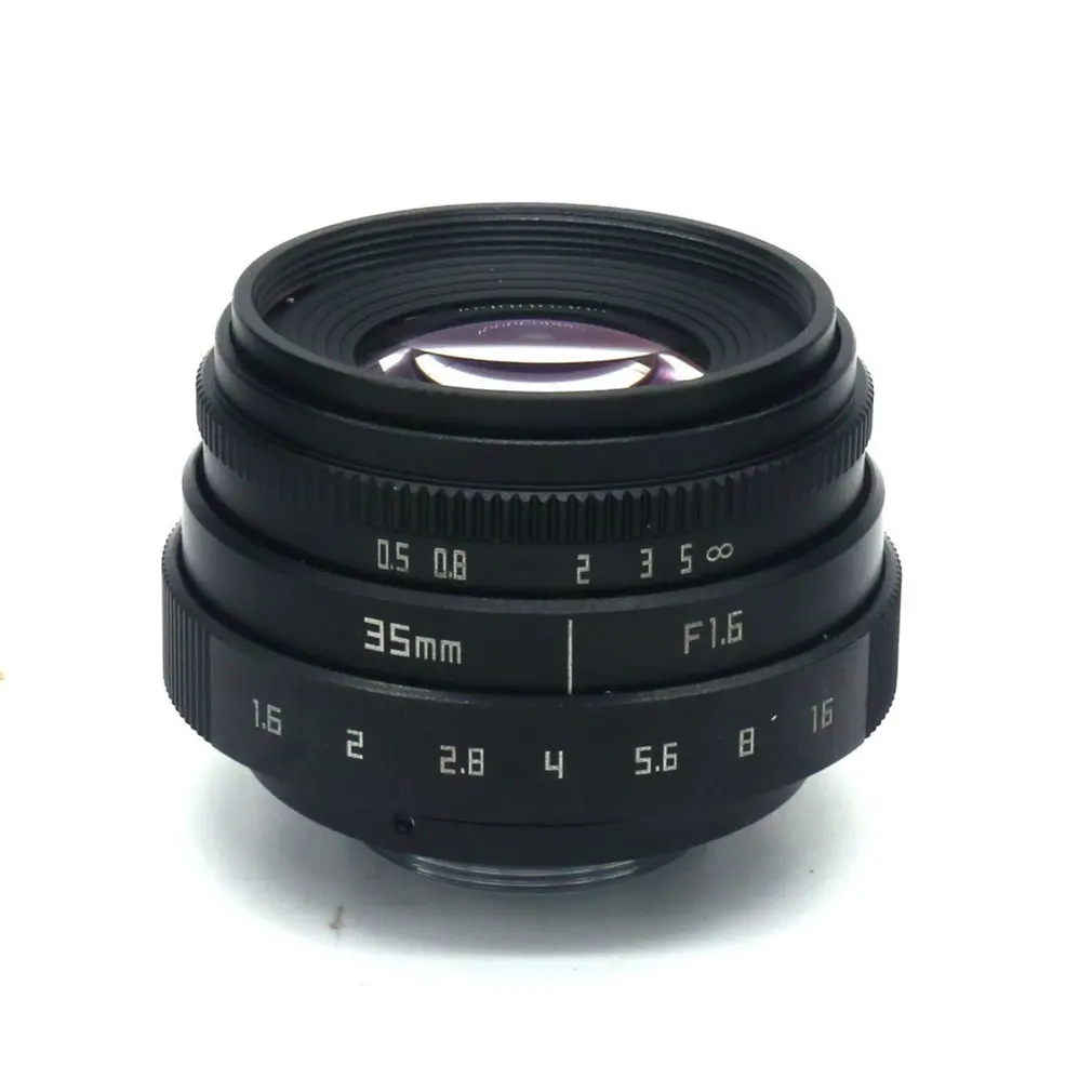 Мини 35 мм F1.6 APS-C ТВ Объектив/cctv объектив для 16 мм C крепление камеры