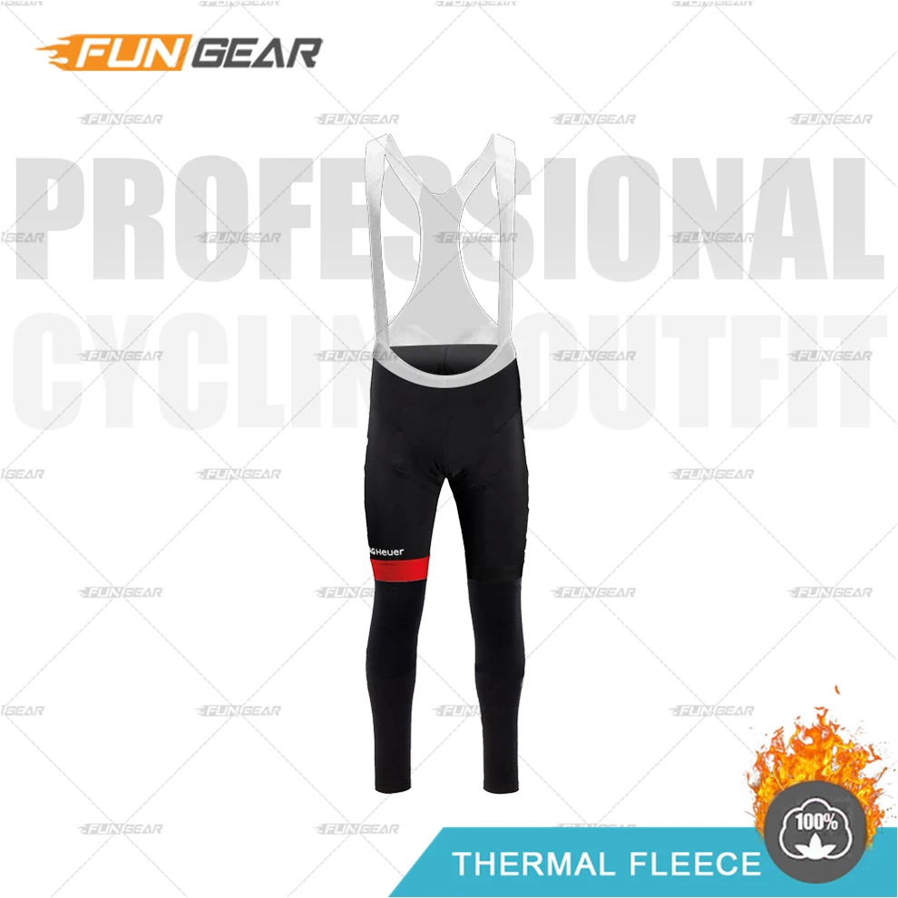 Bib Pants Зимняя одежда для велоспорта BMC Pro Team, комплект Джерси с длинным рукавом, Теплая Флисовая Куртка MTB, Униформа, Ropa Ciclismo Hombre - Цвет: Bib Pants