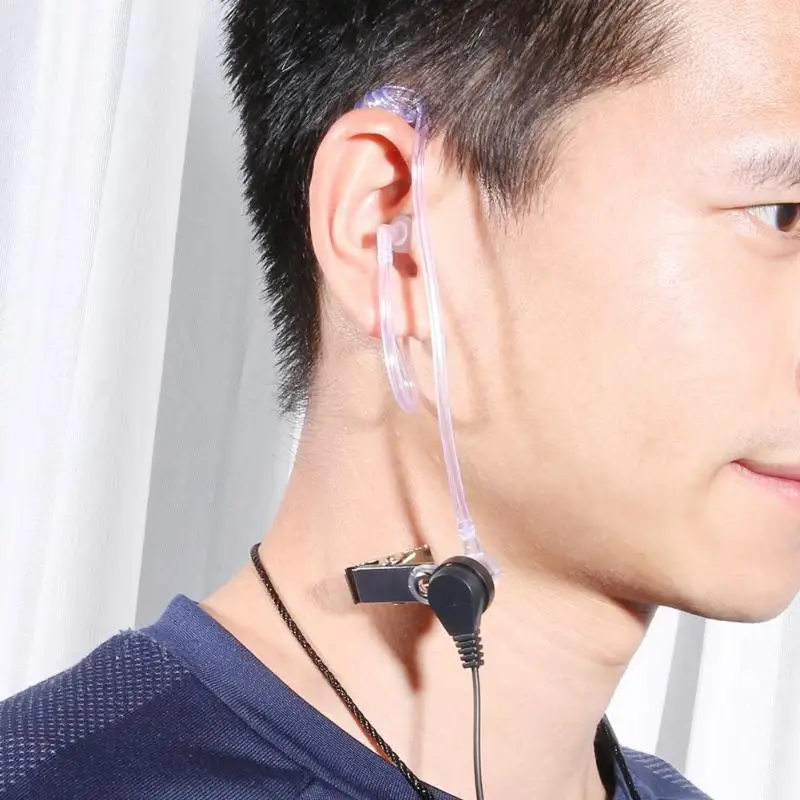 Горячая продажа 2 Pin Hands Free охранная Гарнитура ухо висячие в течение длительного