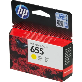 

Inkjet cartridge HP 655 CZ112AE yellow (600 pages) for HP DJ IA 3525/4615/4625/5525/6525