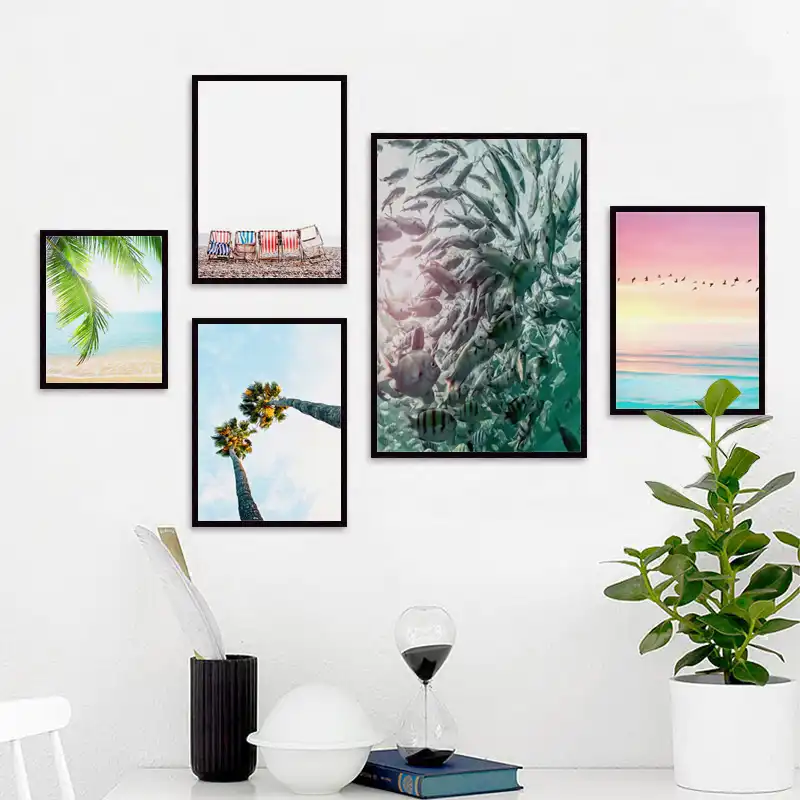 Hawaii Strand Ozean Ansicht Schone Seascape Poster Urlaub Bild