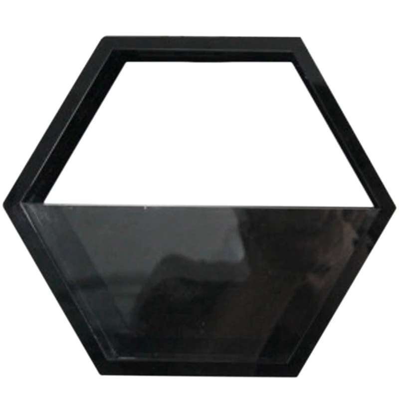 Black Brief Handmade Acrylic Chlorophytum Flower Pot Hanging Wall Scindapsus Hydroponics Plant Vase Home Living Room Modern Decorati - Цвет: Black
