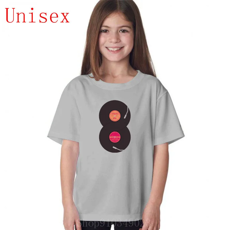 Топы с надписью Infinite Vinyl для девочек 8 дюймов детская одежда топы летняя Лидер