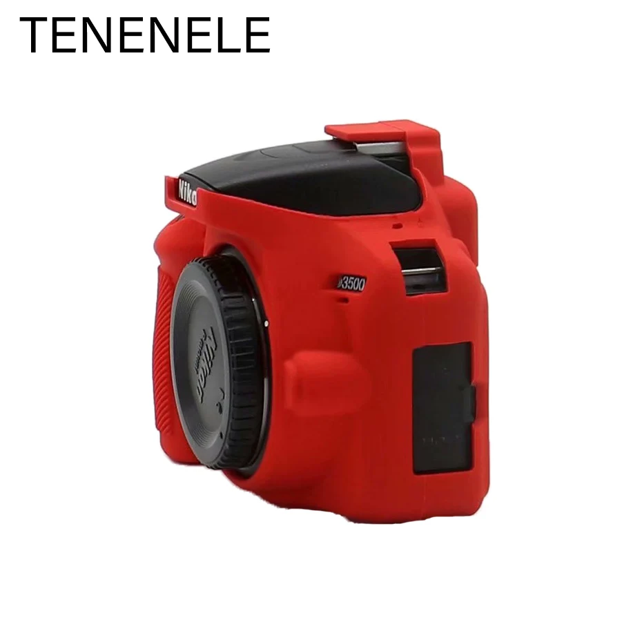 TENENELE D3500 защитный чехол для камеры Мягкий силиконовый защитный чехол для Nikon D3500 резиновая крышка батарейный отсек сумки для камеры