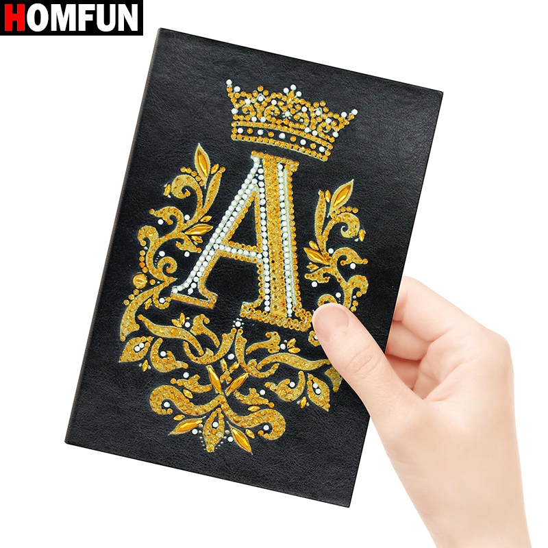 HOMFUN A5 блокноты 5D DIY алмазная живопись специальная форма Дневник Книга Алмазная вышивка крестиком Стразы Декор подарок