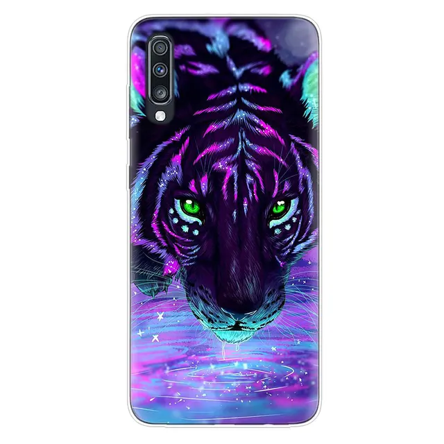 Cool Tiger Lion Owl Rubber Silicone Case For Samsung Galaxy A51 A71 A50 A70 A20 A30 A40 A10 A20E J4 J6 A6 A8 A7 A9 2018 Cover No.1