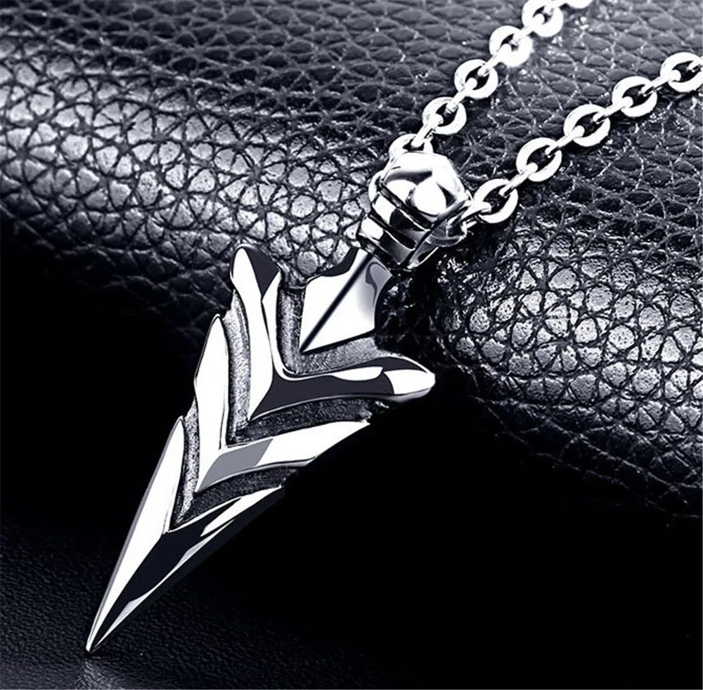Necklaces Cool Spearhead Arrowhead Mens Jewelry 2021 Men Necklace