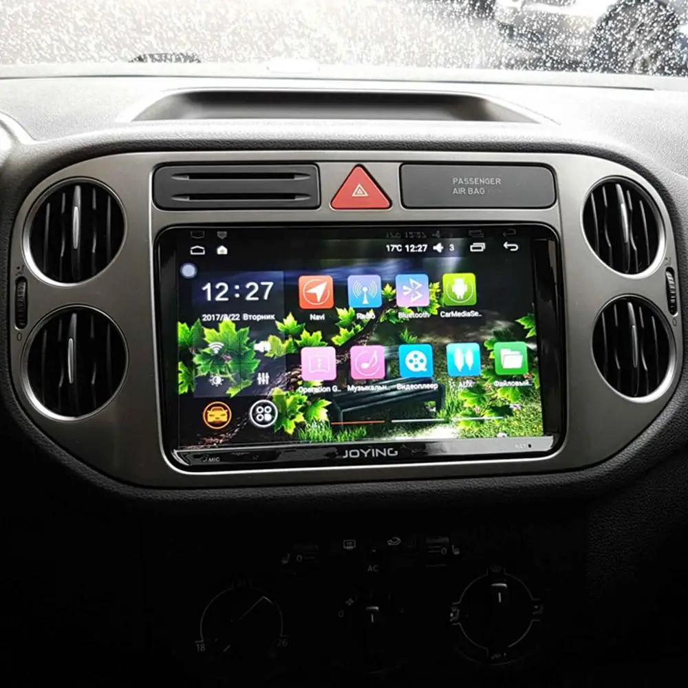 Best JOYING 2 din Android 8.1 car radio head unit GPS 9 inch IPS screen autoradio for VW/ passat b6/Volkswagen/Seat support fast boot 3