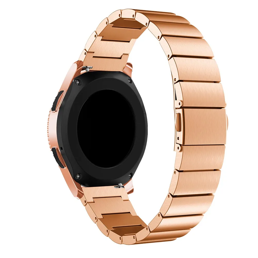 20 мм ремешок из нержавеющей стали для часов samsung Galaxy Watch 42 мм сменный Браслет ремешок для samsung Galaxy ремешок для часов - Цвет ремешка: Rose Gold