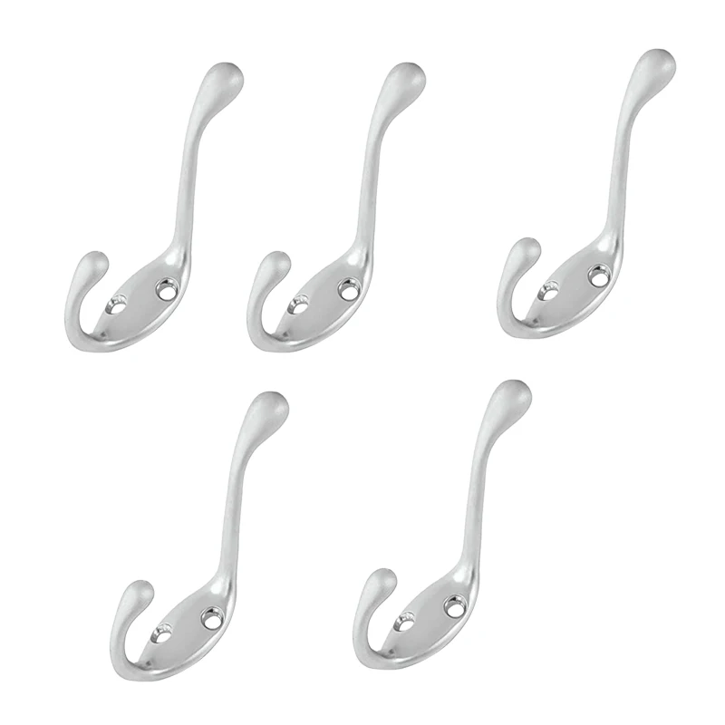 

Top-5-Pack Wall Hooks ,Use for Hats, Bags, Robes and Towels,Wall Hooks Are perfect for Home, Kitchen, Bathroom and Office Use