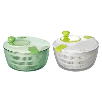 

Multifunctional Vegetable and Fruit Salad Dehydrator Kitchen Manual Large Drain Basket