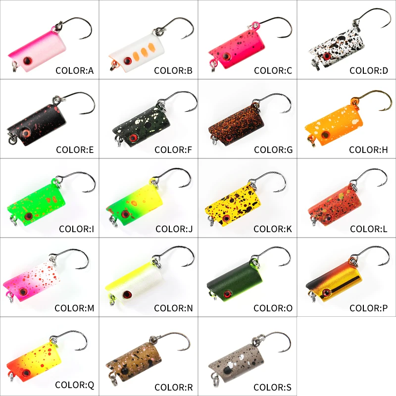 LETOYO 3g Small VIB Fishing Lure Artificial Wobbler Mini Hard Baits Trout Bass Fake Bait For Winter Fishing Tackle Lipless Crank