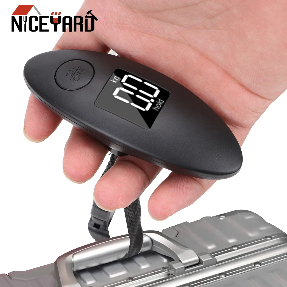 Электронные весы для багажа NICEYARD 100 г/40 кг 88Lb | Инструменты