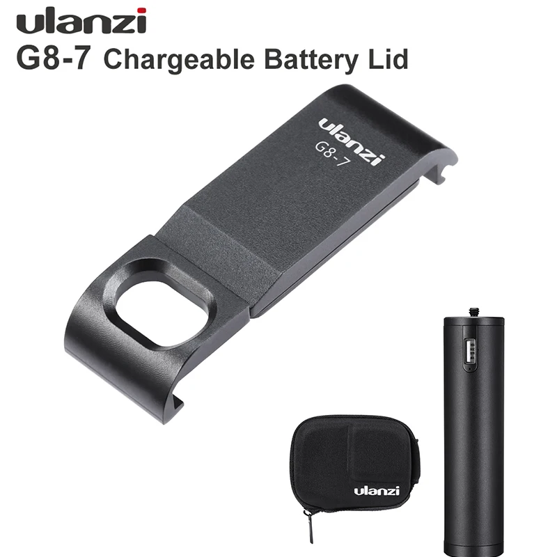 

Ulanzi G8-7 Gopro Hero 8 Battery Cover Removable Type-C Charging Port Adapter for Gopro Hero Black 8 Protective Accessorries