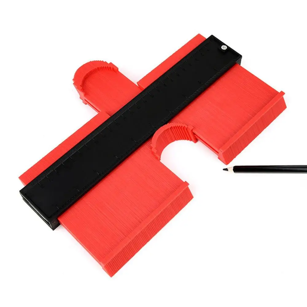 

Contourgauge Wheel Wide Gauge 5 Inch Multi-Angle Irregular Measurement Profile Ruler Tile Edge Forming Measuring Ruler