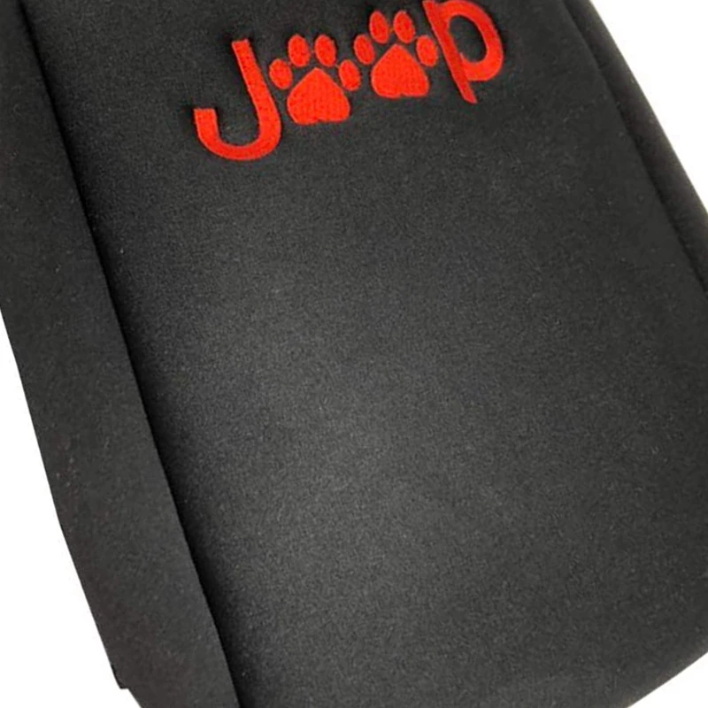 Крышка центральной консоли, подлокотник для Jeep Wrangler JL JLU-, аксессуары для интерьера, собачьи лапы с логотипом