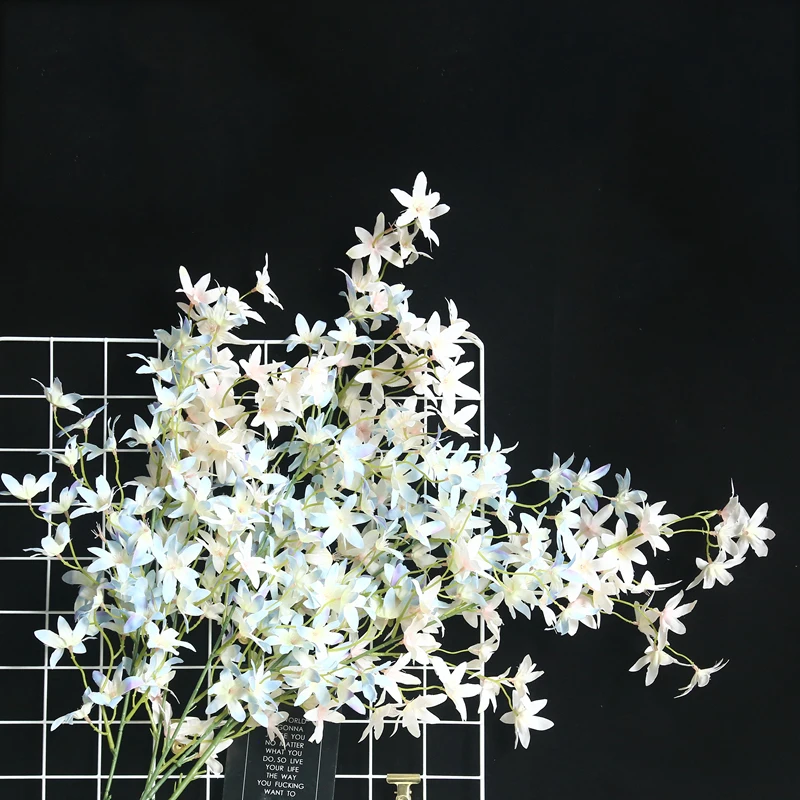 5 шт. искусственный Oncidium цветущая вишня Танцующая Орхидея DIY украшение цветы орхидеи домашний декор Флорес для большой свадьбы