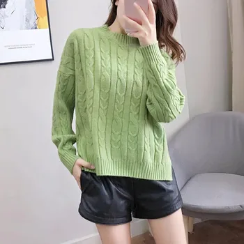 

Sweater Female Korean Version Loose 2020 Autumn And Winter New Round Neck Pullover Fresh Net Red Shirt Foreign Gas Sweater
