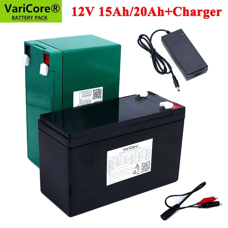 12V 15Ah 20Ah 18650 lithium battery pack built in 10A 20A sprayer  surveillance camera backup power solar battery +12.6V Charger|Replacement  Batteries| - AliExpress