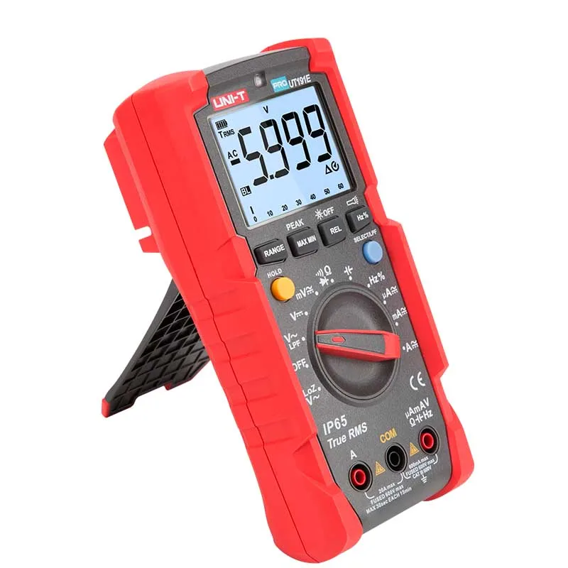 UNI-T UT191E Digital Multimeter,True RMS IP65 Waterproof,6000 Count DMM 20A 600V Volt ACV LOZ LPF Tester GS/CE/cTUVus Certified