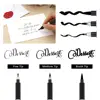 3pcs Calligraphy pen set Fine Medium Brush for signature drawing hand writing letter art Chinese words Stationery school F867 ► Photo 2/6