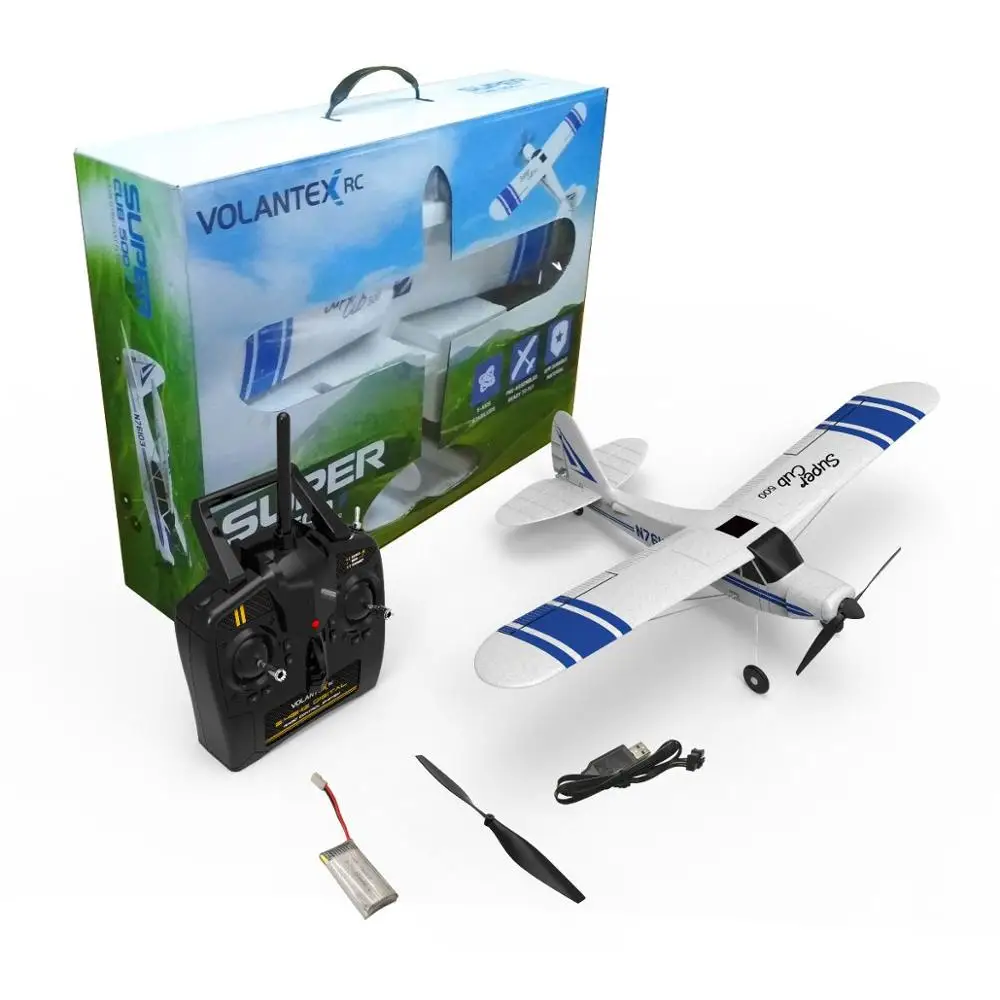 Volantex RC V761-3 761-3 Super Cub 500 EPP RC Самолет RTF w/2,4 Ghz 4CH радио, 6-axies гироскоп стабилизатор и функция возврата одной кнопкой