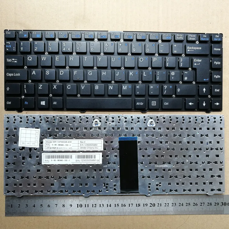 Клавиатура для ноутбука CLEVO W243 W243HU ITAUTEC A7520 W7535 W7545 W7630 W7635 W7645 W7650 Zyrex LW4343 LW4820T LW4843 |
