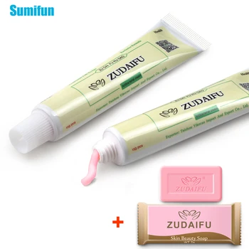 

1Piece Skin Problems Treatment Antibacterial Cream with 1pcs Soap Chinese Herbal Analgesic Anti-Itching Eczema Ointment