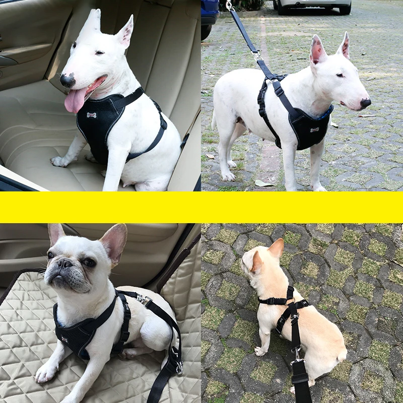 Автомобильный ремень безопасности для питомцев, собак, щенков, автомобильный ремень безопасности, поводок, зажим для домашних животных, товары для собак, рычаг безопасности, авто тяговые изделия
