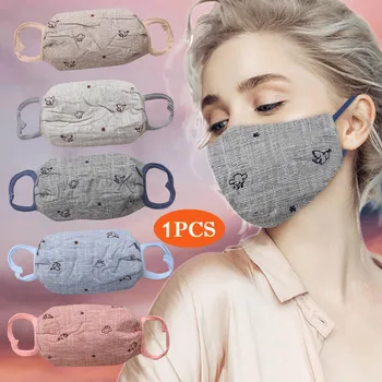 

Reusable adult Mouth Mask Washable Face Mask With Filter PM2.5 Windproof Mouth-Fabric Bandana Protect Anti-Fog Reusable Mask#3